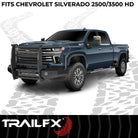 TrailFX Bumper For Chevrolet Silverado 2500 HD, Chevrolet Silverado 3500 HD - Use Original/ Factory Mounting Hardware, With Grille Guard/ (FX3029A)