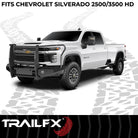 TrailFX Bumper For Chevrolet Silverado 2500 HD, Chevrolet Silverado 3500 HD - One Piece Design, Direct Fit, Use Original/ Factory (FX3033A)