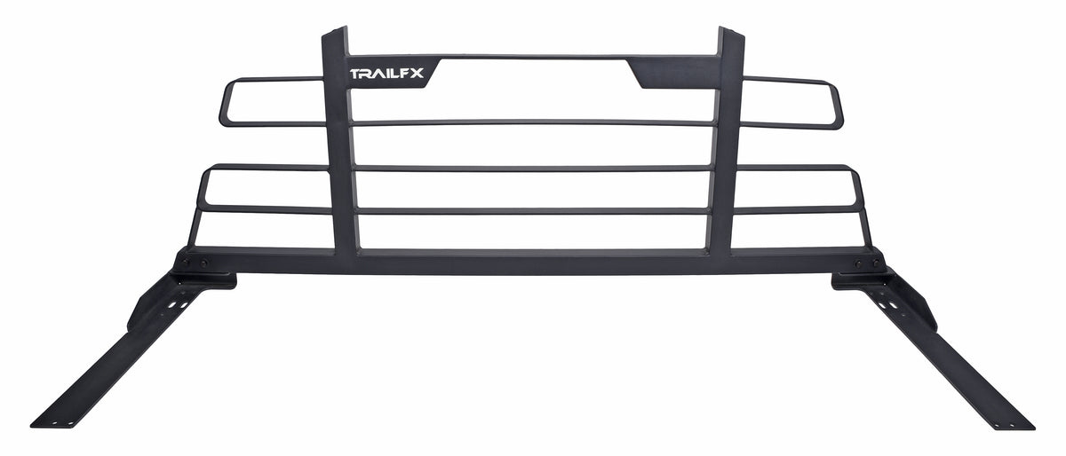TrailFX Truck Cab Protector / Headache Rack - Titanium Black powder coated steel construction. Includes (HR002B)