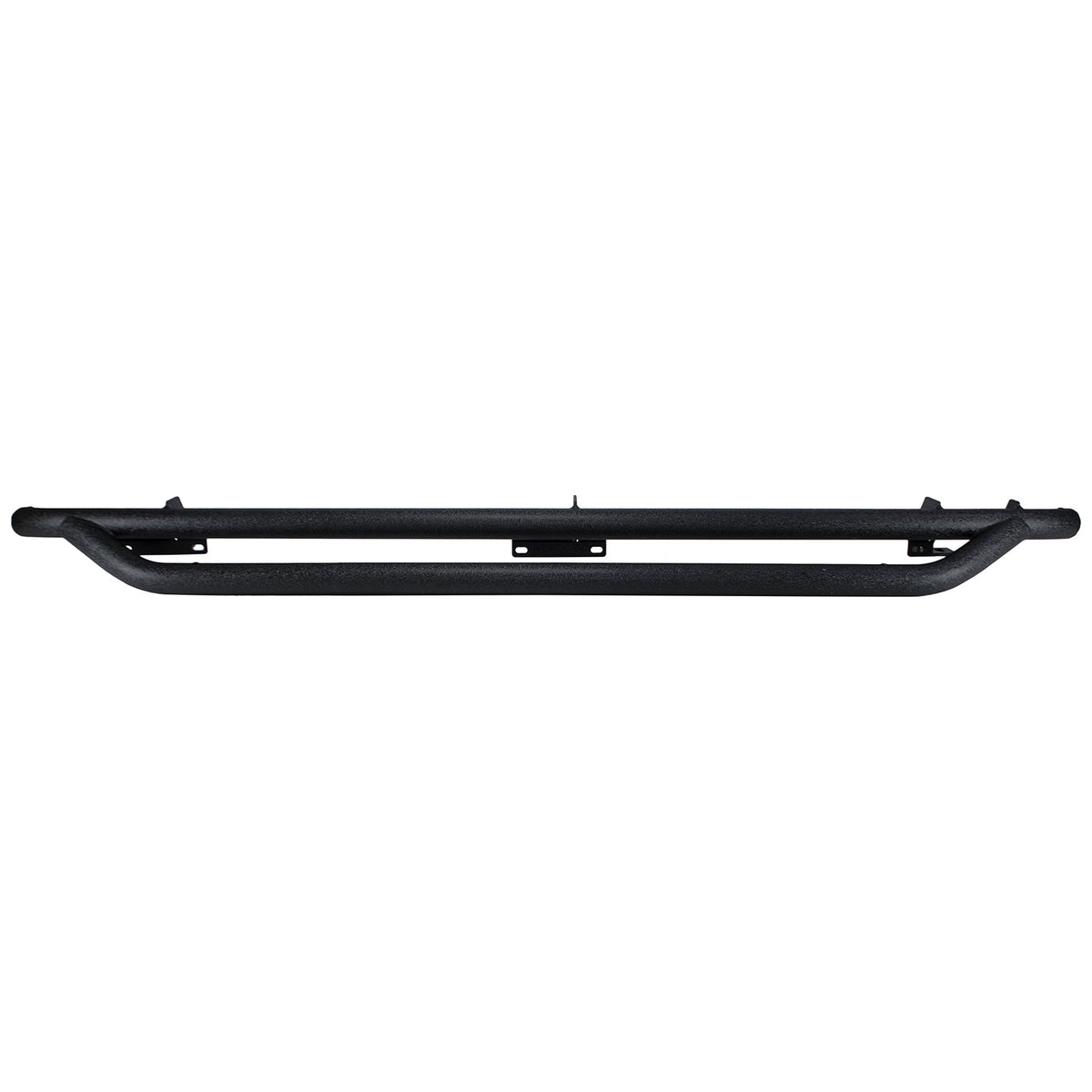 TrailFX Rocker Panel Guard For Jeep Wrangler - Flat Textured Black Steel (J053T)