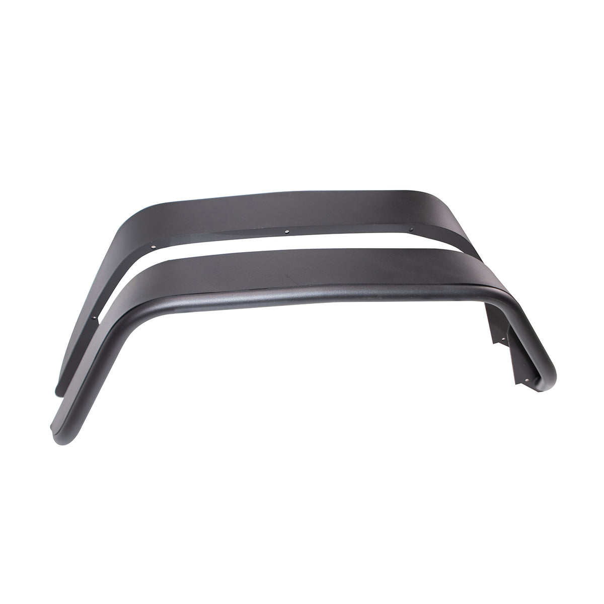 TrailFX Fender Flare For Jeep Gladiator - Textured black powdercoated steel construction. Flat style (JL010RF)