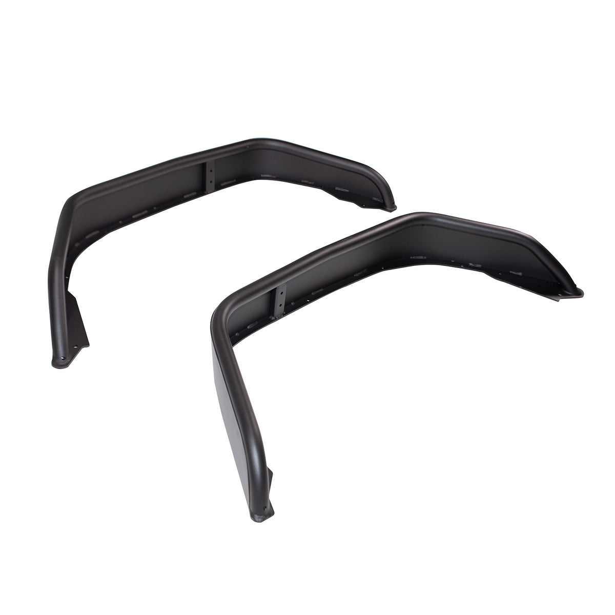 TrailFX Fender Flare For Jeep Gladiator - Textured black powdercoated steel construction. Flat style (JL010RF)
