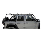 TrailFX Roof Rack For Jeep Wrangler - Textured black powder coated steel construction. Direct (JL012T)