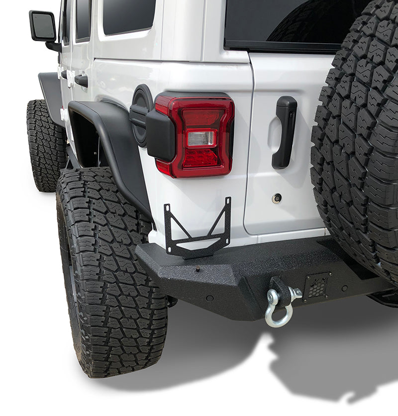 TrailFX Bumper For Jeep Wrangler - Direct-Fit, Mounting Hardware Included, With 2 Inch (JL06T)