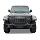 TrailFX Grille For Jeep Wrangler - Replacement, 1 Piece, With LED Light Bar Cutout (JL09T)
