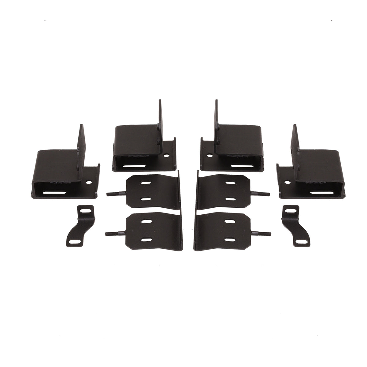 TrailFX Roof Rack For Jeep Gladiator, Jeep Wrangler - 49.8 Inch x 53 Inch, 150 Pound Capacity, Textured Black (JRB001T)
