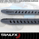 TrailFX Running Board For Ford Bronco - Tube, With Two Step Area Per Bar (ORB001)