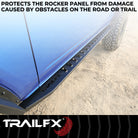 TrailFX Running Board For Ram 1500 - Tube, With Two Step Area Per Bar (ORB013)