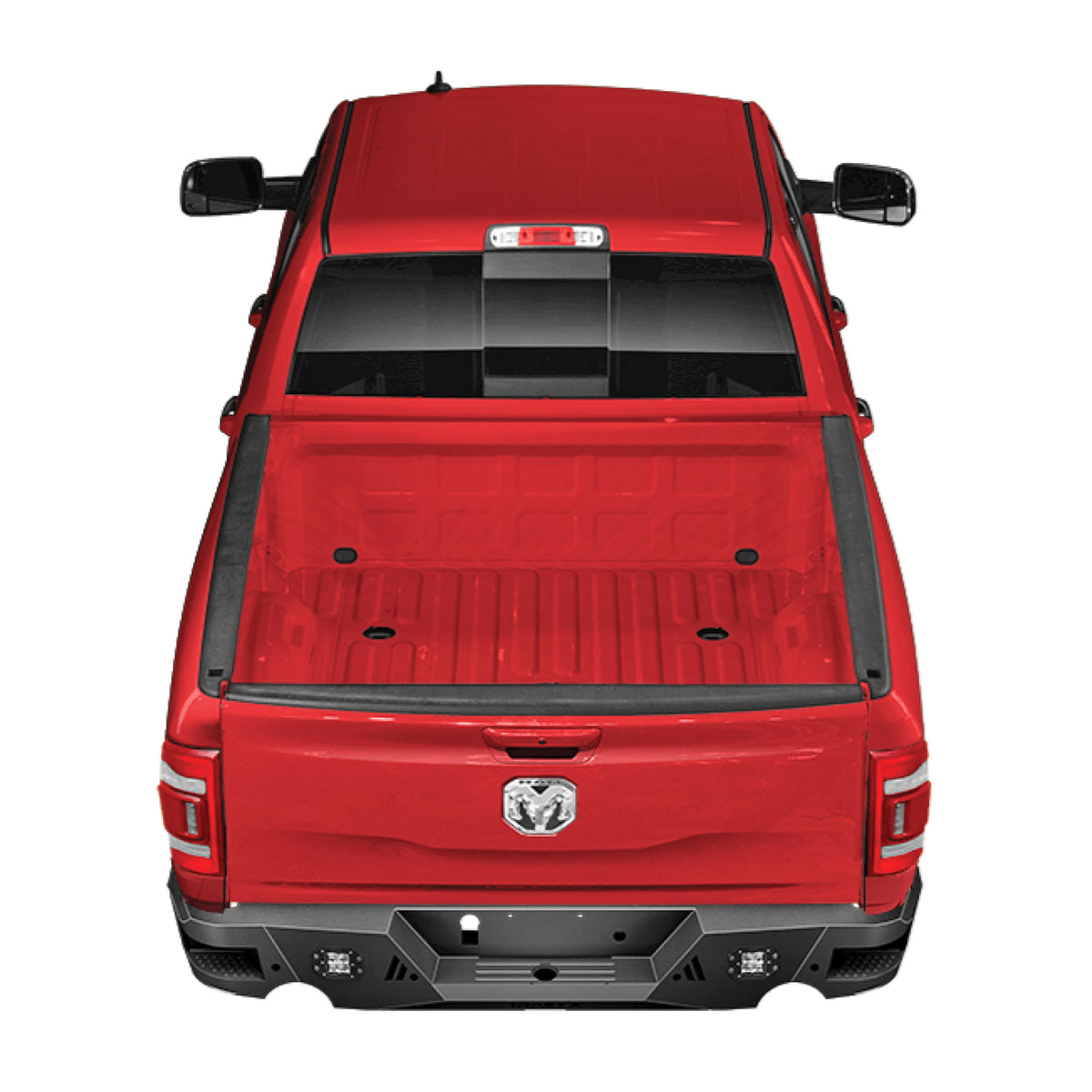 TrailFX Bumper For Ram 1500 - Mounting Hardware Included, Without D-Ring Mounts, With 3 (RLDB010TI)