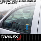 TrailFX Side Window Deflector For Chevrolet, GMC Trucks - Low Profile, In-Channel, Set of 2 (2446IC)