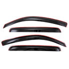 TrailFX Side Window Deflector For Toyota Tacoma - In-Channel, Smoke, Acrylic, Set of 4 (4056IC)