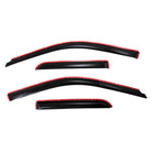 TrailFX Side Window Deflector For Dodge Ram 1500, Ram 1500, Ram 1500 Classic - In-Channel, Smoke, Acrylic, Set of 4 (4101IC)