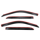TrailFX Side Window Deflector For Dodge, Ram Trucks - In-Channel, Smoke, Acrylic, Set of 4 (4109IC)