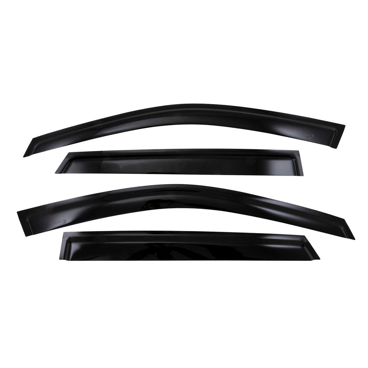 TrailFX Side Window Deflector For Chevrolet Trax - Low Profile, Set of 4 (4116H)