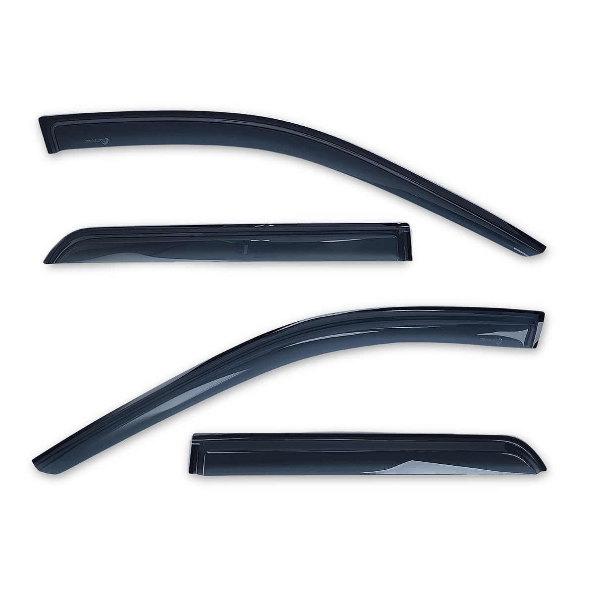 TrailFX Side Window Deflector For Dodge Durango - Low Profile, Fits Front And Rear, Set Of 4 (4267H)