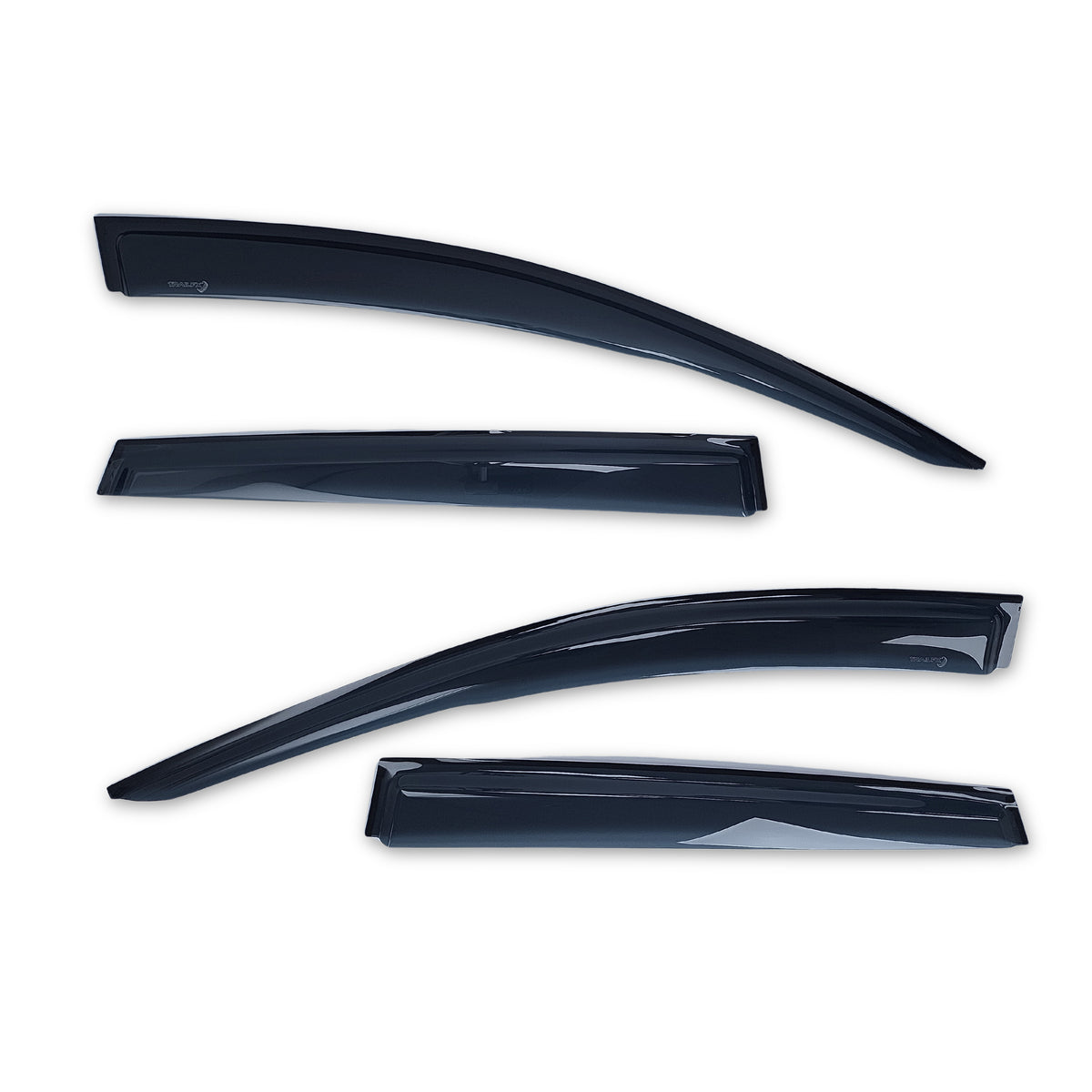 TrailFX Side Window Deflector For Honda CR-V - Low Profile, Fits Front And Rear, Set Of 4 (4269H)