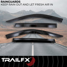 TrailFX Side Window Deflector For Honda CR-V - Low Profile, Set of 4 (4331H)