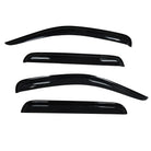 TrailFX Side Window Deflector For Nissan Frontier - TrailFX Hood Protectors, Low Profile Mounting Hardware (4407H)