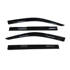 TrailFX Side Window Deflector For Toyota Highlander - TrailFX Hood Protectors, Low Profile Mounting Hardware (4427H)