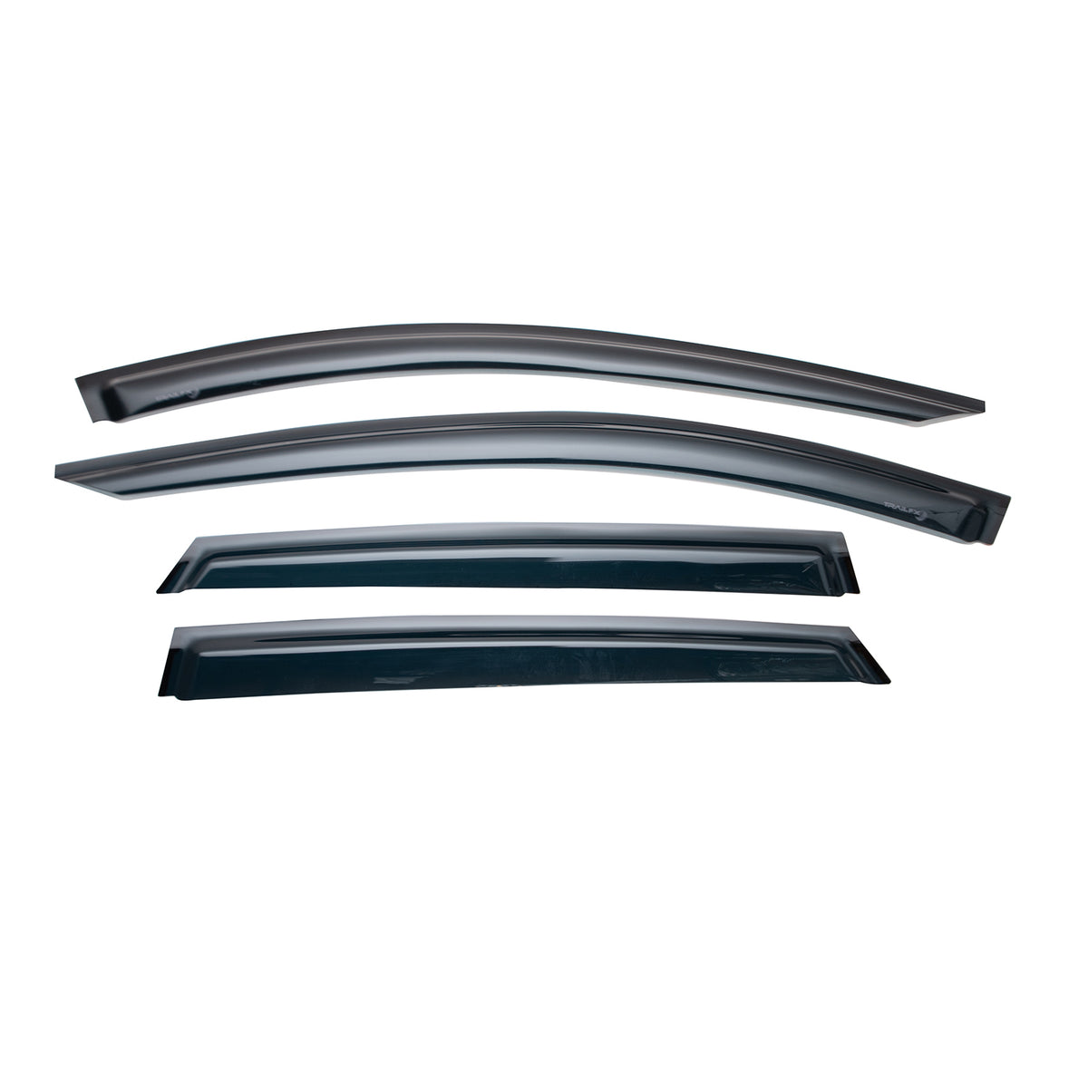 TrailFX Side Window Deflector For Ford Escape - TrailFX Hood Protectors, Low Profile Mounting Hardware (4428H)