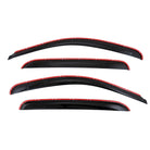 TrailFX Side Window Deflector For Chevrolet, GMC Trucks - In-Channel, Smoke, Acrylic, Set of 4 (4515IC)