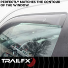 TrailFX Side Window Deflector For Chevrolet Equinox - In-Channel, Smoke, Acrylic, Set of 4 (4634IC)