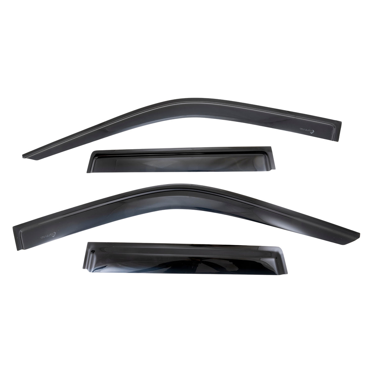 TrailFX Side Window Deflector For Toyota Tundra - Low Profile, Fits Front And Rear, Set Of 4 (4704H)