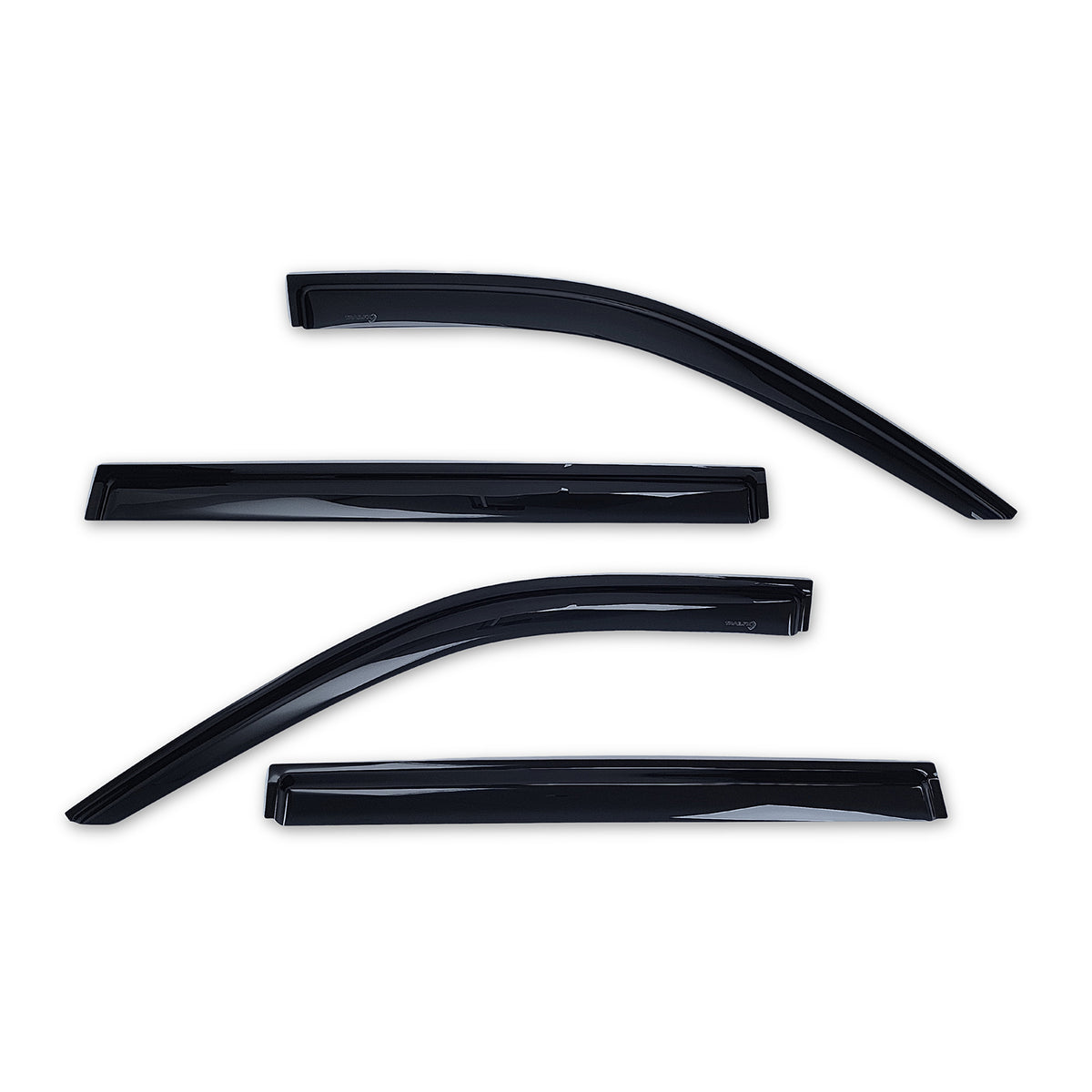 TrailFX Side Window Deflector For Cadillac Escalade, Chevrolet Tahoe, GMC Yukon - Low Profile, Fits Front And Rear, Set Of 4 (4706H)