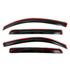 TrailFX Side Window Deflector For Toyota Tacoma - In-Channel, Smoke, Acrylic, Set of 4 (4768IC)