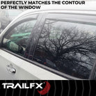 TrailFX Side Window Deflector For GMC Terrain - In-Channel, Smoke, Acrylic, Set of 4 (4812IC)