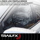TrailFX Side Window Deflector For GMC Terrain - In-Channel, Smoke, Acrylic, Set of 4 (4812IC)