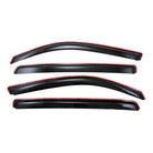 TrailFX Side Window Deflector For Ram 1500 - In-Channel, Smoke, Acrylic, Set of 4 (4818IC)