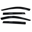 TrailFX Side Window Deflector For Nissan Rogue - TrailFX Hood Protectors, Low Profile Mounting Hardware (4827H)