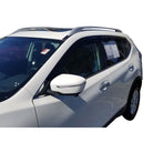 TrailFX Side Window Deflector For Nissan Rogue - TrailFX Hood Protectors, Low Profile Mounting Hardware (4827H)