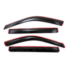 TrailFX Side Window Deflector For Toyota Tundra - In-Channel, Smoke, Acrylic, Set of 4 (4888IC)