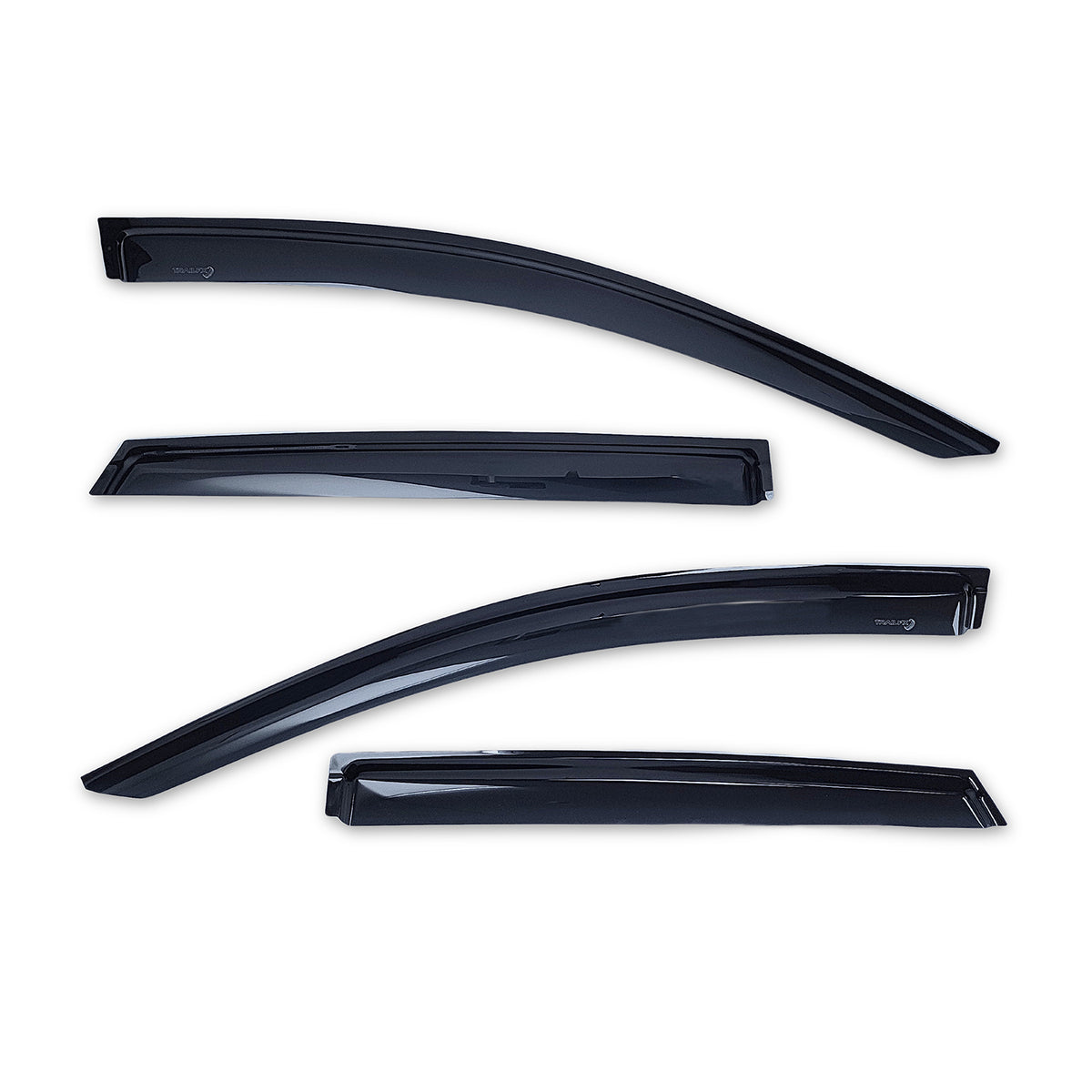TrailFX Side Window Deflector For Ford Edge - Low Profile, Fits Front And Rear, Set Of 4 (4930H)