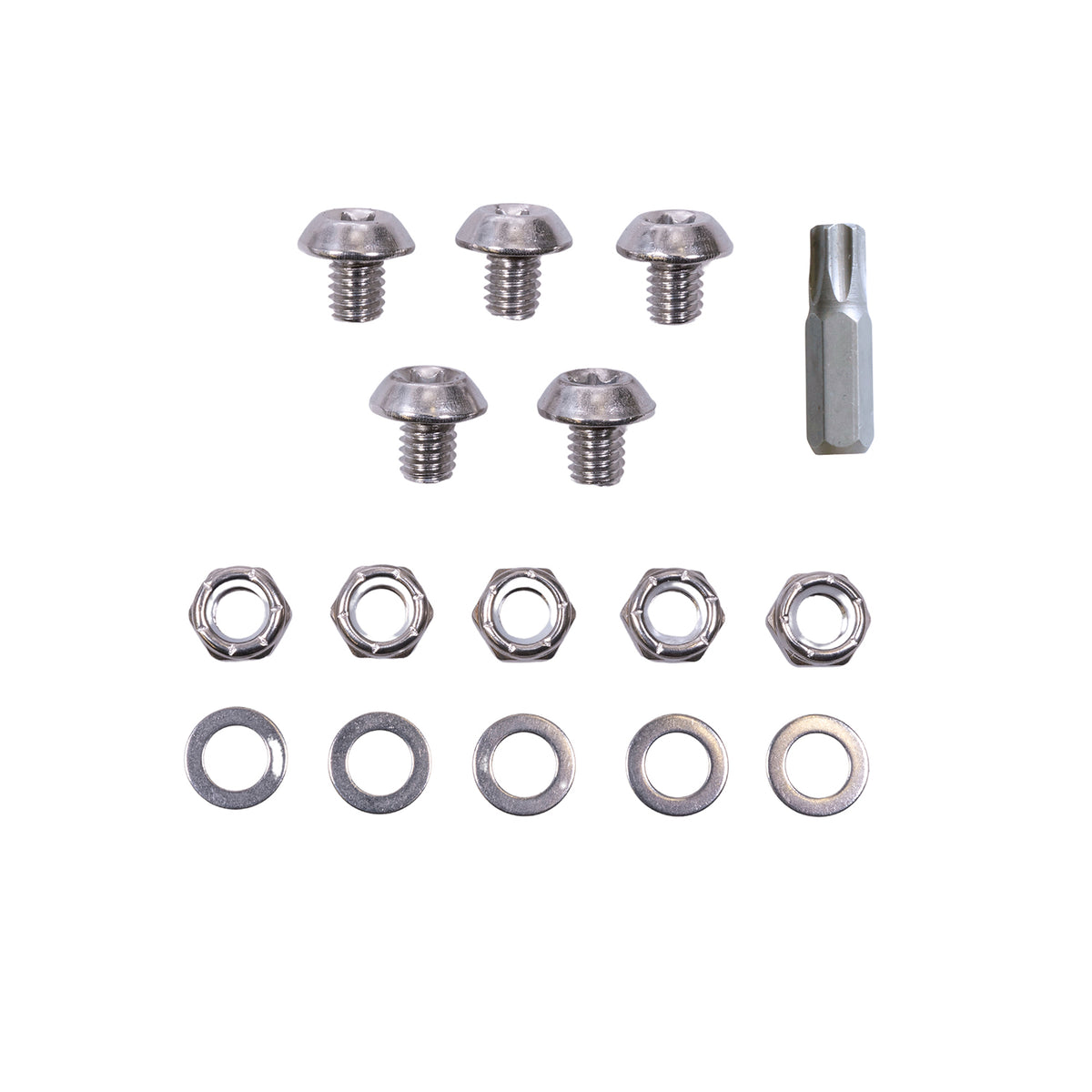 TrailFX Fender Flare Hardware Kit - With Five 8mm x 18mm Stainless Steel Allen Head Screws With (TFBOLTS)