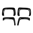 TrailFX Fender Flare For Chevrolet Silverado 1500, Chevrolet Silverado 2500 HD, Chevrolet Silverado 3500 HD - Injected Polypropylene, With Polished Stainless And Black (TFC3001S)