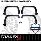 TrailFX Fender Flare For Chevrolet Trucks - Black Smooth Paintable Finish, Extended Tire Coverage, With (TFC3002OE)
