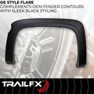 TrailFX Fender Flare For Chevrolet Silverado 1500 - Extended Tire Coverage, With Stainless Steel Hardware Kit (TFC3003OE)