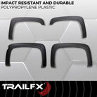 TrailFX Fender Flare For Chevrolet Silverado 1500 - Extended Tire Coverage, With Stainless Steel Hardware Kit (TFC3003OE)