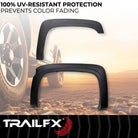 TrailFX Fender Flare For Chevrolet Silverado 1500 - Extended Tire Coverage, With Stainless Steel Hardware Kit (TFC3003OE)