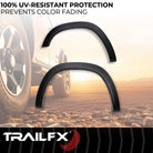TrailFX Fender Flare For Ram 1500 - Black Smooth Paintable Finish, Extended Tire Coverage, With (TFD3005OE)