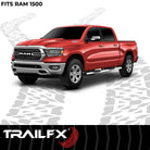 TrailFX Fender Flare For Ram 1500 - Black Smooth Paintable Finish, Extended Tire Coverage, With (TFD3005OE)
