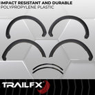 TrailFX Fender Flare For Ford F-150 - Extended Tire Coverage, With Stainless Steel Hardware Kit (TFF3011OE)