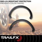 TrailFX Fender Flare For Ford F-150 - Extended Tire Coverage, With Stainless Steel Hardware Kit (TFF3011OE)