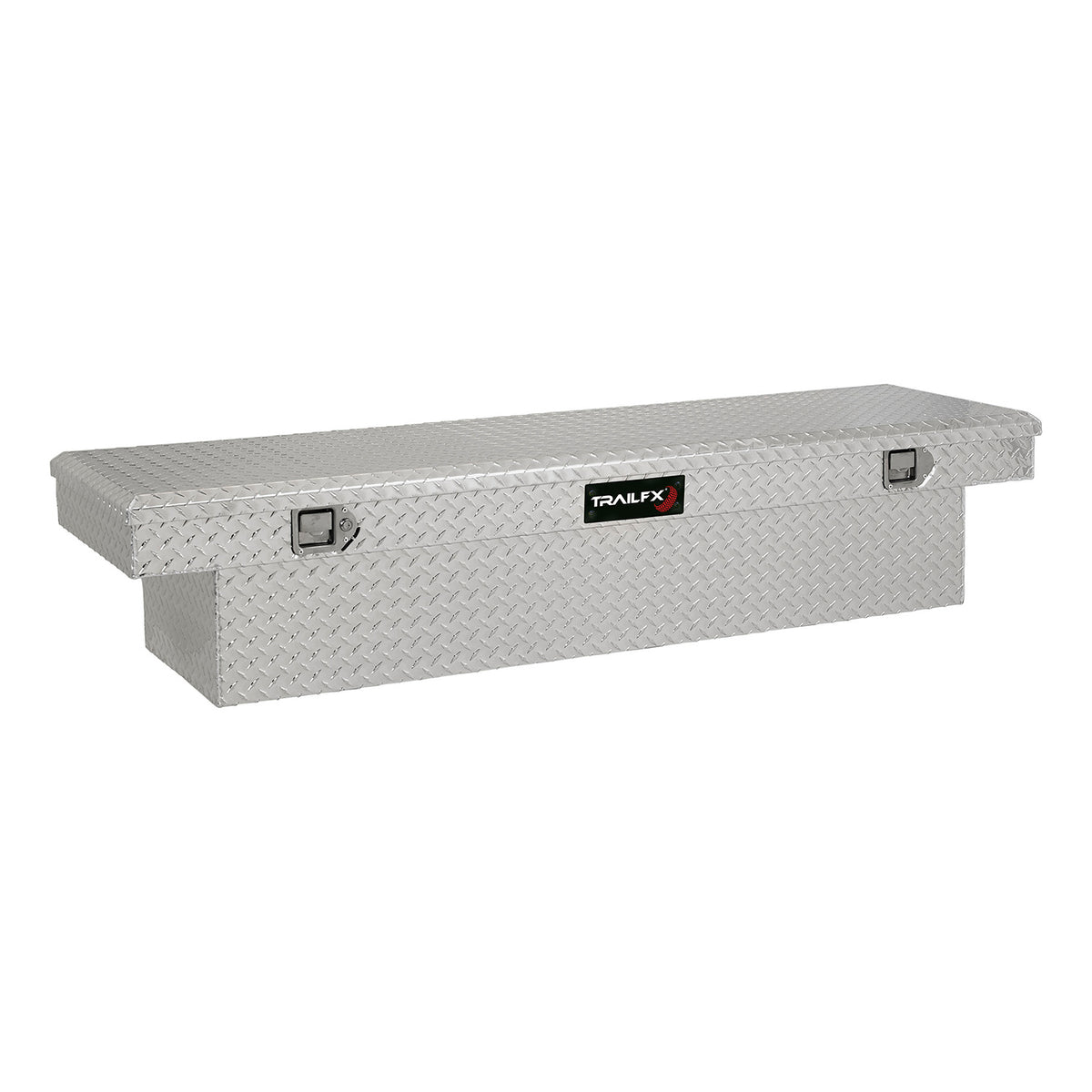 TrailFX Truck Tool Box - Crossover Standard Single Lid With Struts Diamond Tread (110701)