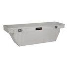 TrailFX Truck Tool Box - Crossover Deep Single Lid With Struts Diamond Tread Bright (111701)