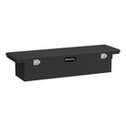 TrailFX Truck Tool Box - Crossover- LP Angled Single Lid Diamond Tread Matte Black (120703)