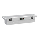 TrailFX Truck Tool Box For Dodge, Ford Trucks - Crossover Low Profile Single Lid Diamond Tread Bright (120721C)